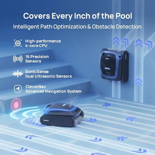 Cordless Robotic Pool Vacuum Cleaner — Robot Vacuum, Beatbot