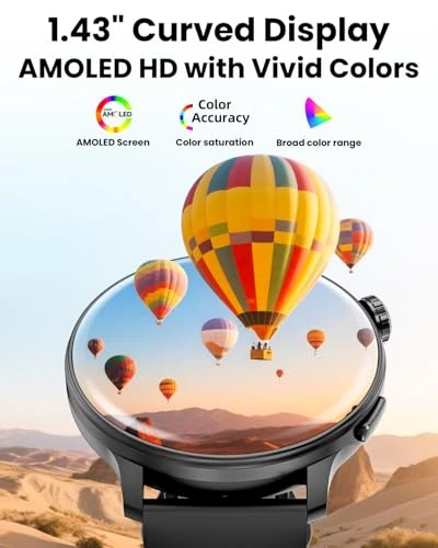 GPS Smart Watch with AMOLED Screen, Mingdaln