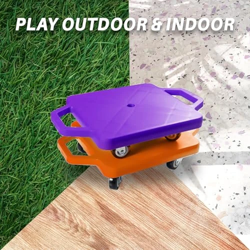 Plastic Scooter Boards with Handles for Kids, romrex