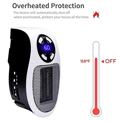 Programmable Space Heater with LED Display, GiveBest