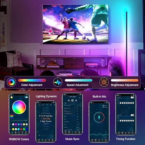 RGB Ambient Smart Floor Lamp, Tyute