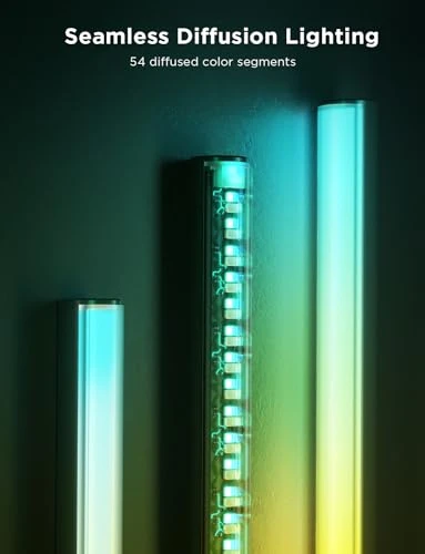 RGBICWW LED Floor Lamp with Bluetooth Speaker and White Noise, Govee