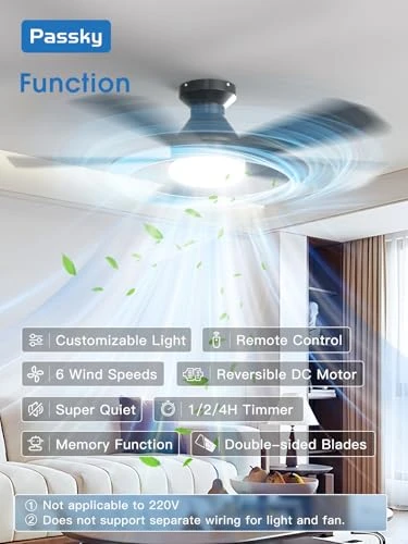 Smart Ceiling Fan with Lights