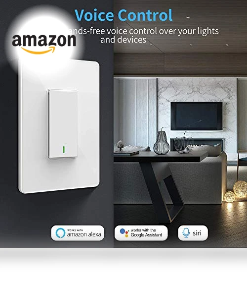 Smart Light Switch 3 Pack — Smart Home Hubs & Controllers, Tuykay
