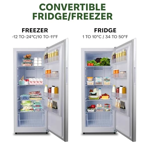 Upright Convertible Fridge/Freezer, Hamilton Beach