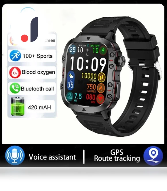 1.96-inch Screen Smart Watch — Smartwatches, Lucky Start