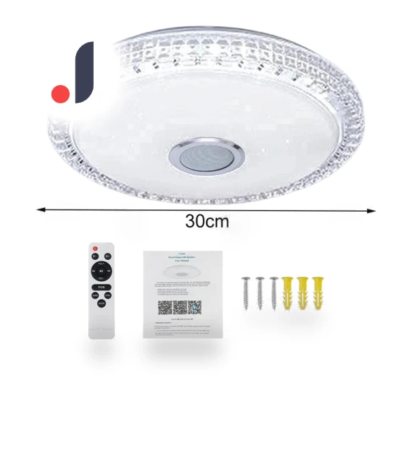 Colorful Bluetooth Speaker Ceiling Light — Overhead Lighting, ZHUOYUE168