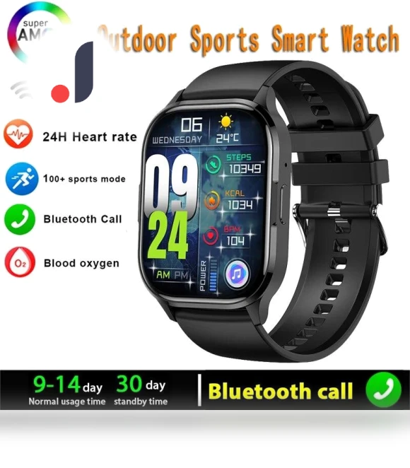 Smart Watch with AMOLED Display — Wearable Accessories, Zodvboz
