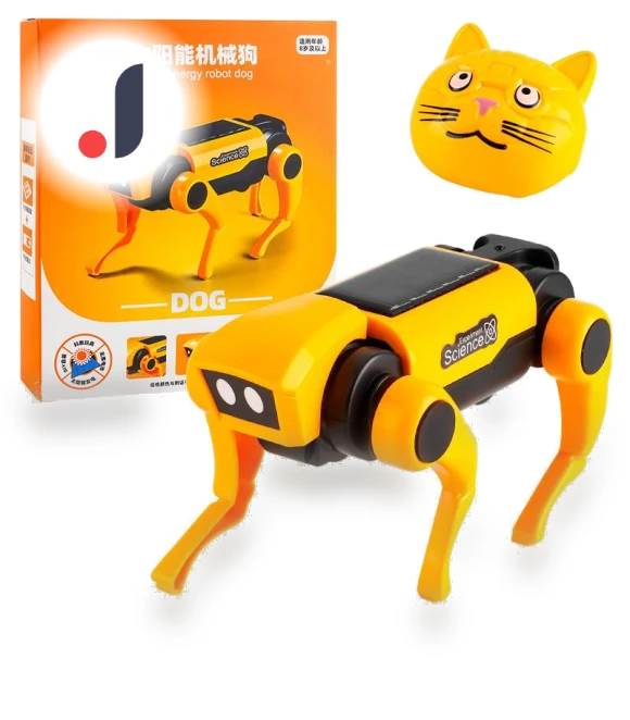 Solar-Powered Interactive Robot Dog — Solar Power, Bai Fen Bai Toys