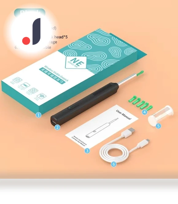 Wireless Smart Visual Wi-Fi Ear Cleaner — Syringes, YJMP beauty health