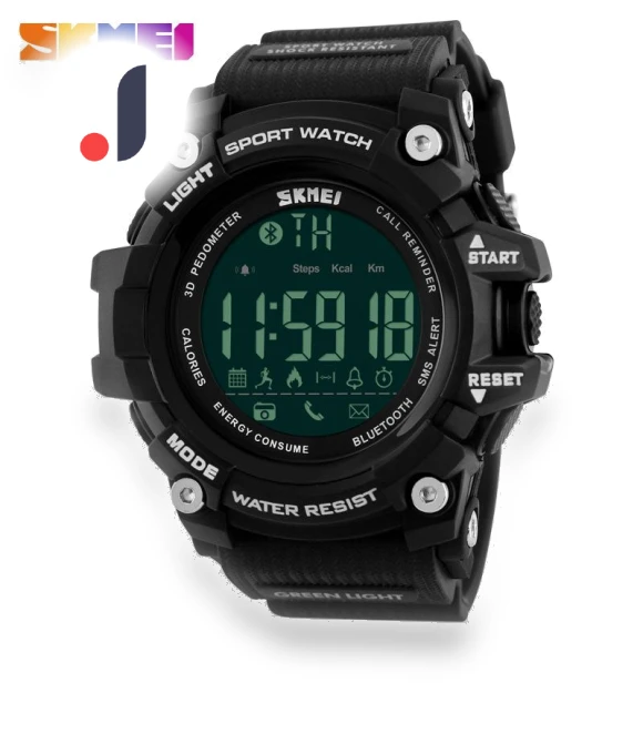 Bluetooth Sports Waterproof Electronic Smart Watch — Smartwatches, Skmei