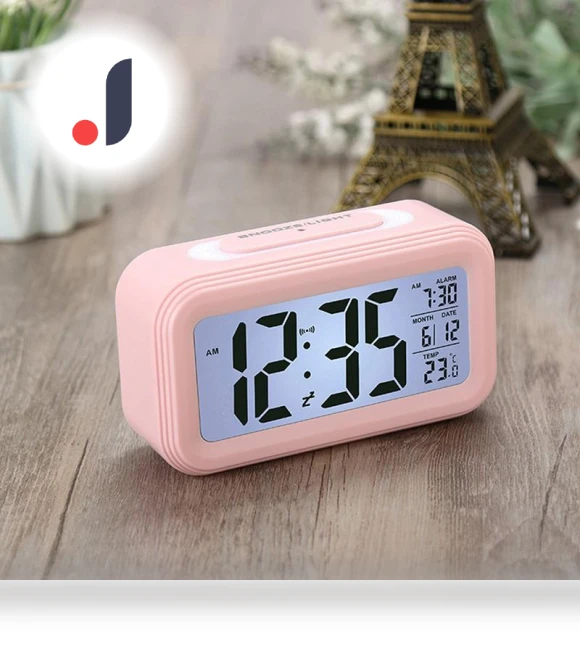Digital LED Alarm Clock — Alarms & Clocks, Factory Discount Outlet