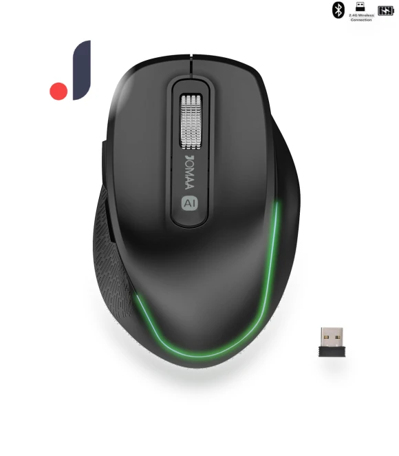 Dual Mode Wireless Rechargeable Silent AI Mouse — Mouse Pads, SeenDa