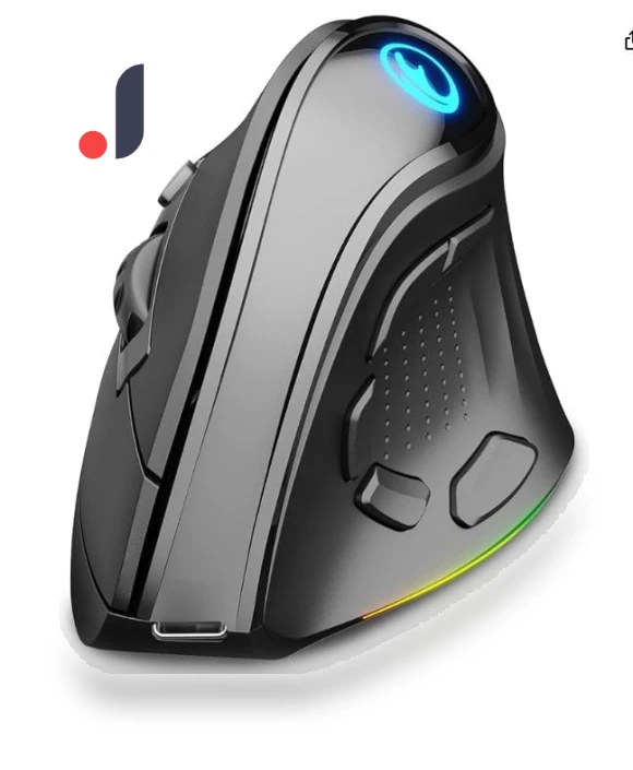 Ergonomic Vertical Wireless Mouse — Mouse Pads, SeenDa
