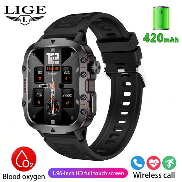 HD Square Screen Smart Watch — Smart Watch, LIGE