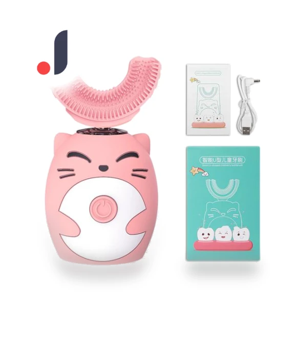 Kids' U-Shaped Electric Toothbrush — Kids' Electric Toothbrushes, Light makeup