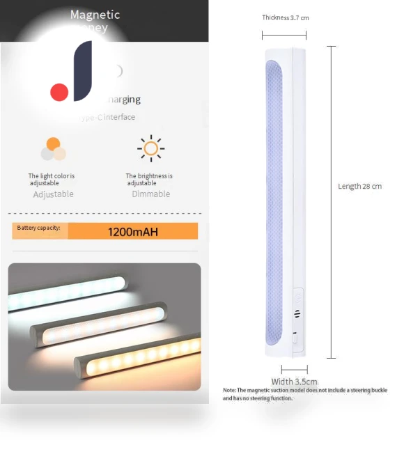 LED Touch Night Lamp with USB Charging — Desk & Table Lighting, Binchi Lighting Appliances