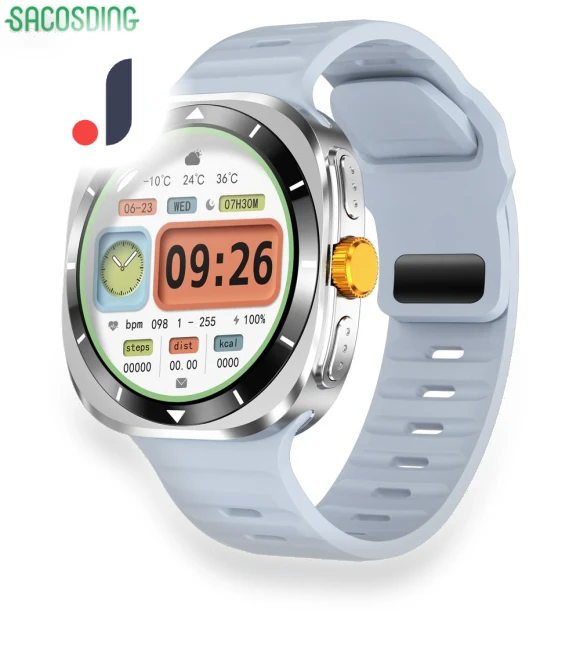 NFC Smart Watch with AMOLED Display — Smartwatches, SACOSDING