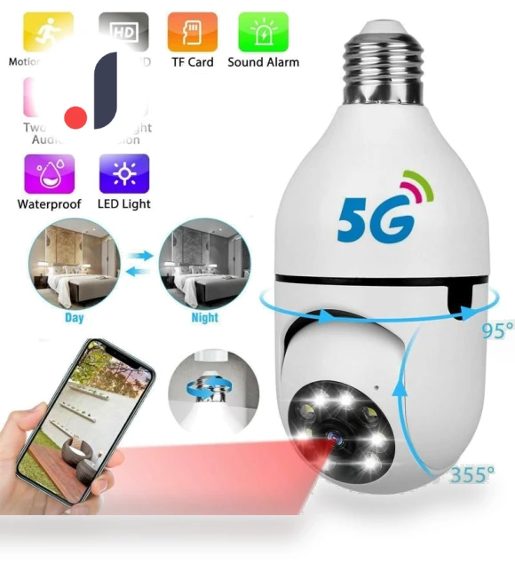 Panoramic Camera with Light Bulb — Smart Home Security, Refreshing Home