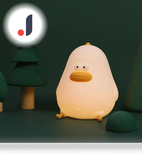 Silicone Duck Night Light — Night Lights, Binchi Lighting Appliances