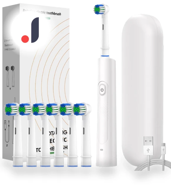 Smart Rotating Electric Toothbrush — Rotating Electric Toothbrushes, Light makeup