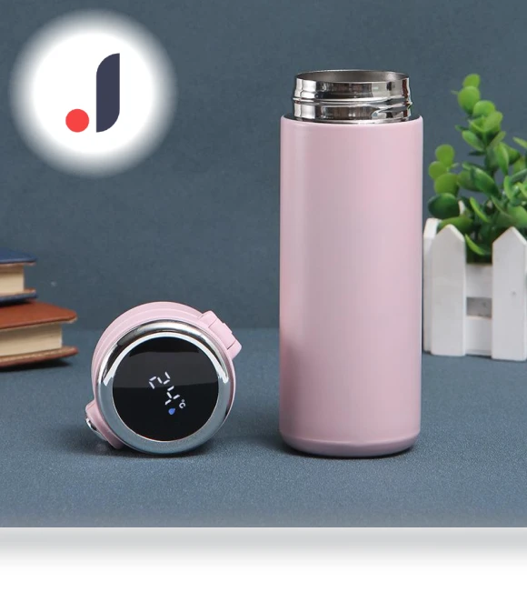 Smart Stainless Steel Mug with LED Lighting — Beverage Warmers, Refreshing Home