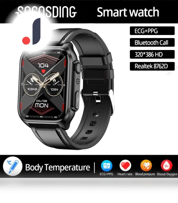 Smart Watch with NFC, ECG, and PPG — Smartwatches, SACOSDING