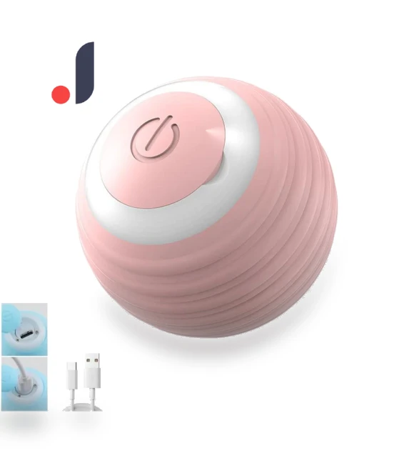 USB Rechargeable Interactive Self-Rotating Ball Toy — Cat Playthings, Diana Pet Stuff