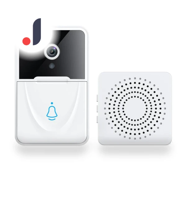 Wireless Wi-Fi Doorbell Video Intercom with Night Vision — Smart Home Security, Factory Discount Outlet