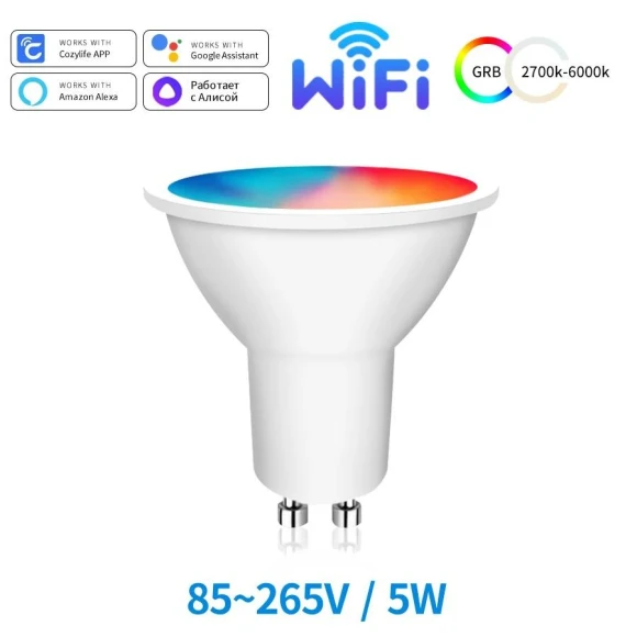 Dimmable LED Light Bulb — Smart Light Bulb, Rainbow Rain