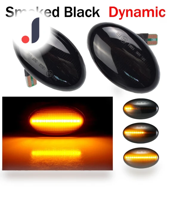 Dynamic LED Turn Signal Side Marker Lights — 