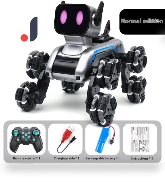 Eight Wheel Smart Remote Control Robot Dog — Interactive Figures & Robots, Super Dream Home