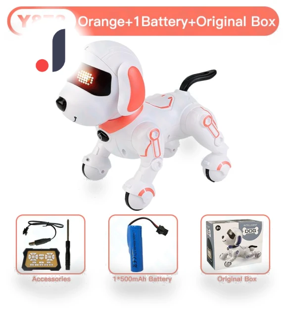 Electronic Trick Robot Toy for Dogs — Interactive Animal Companions, Oran Sky