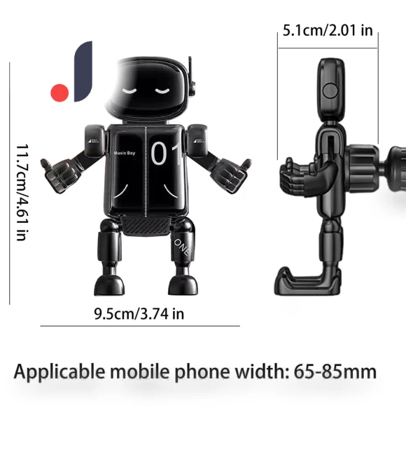 Robot Cell Phone Car Holder — Dashboard Installation Kits, A Surname Home