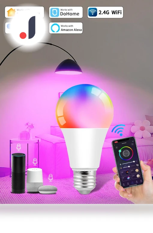 Smart Light Bulb RGB — LED, Build My Home