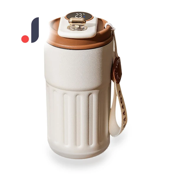 Smart Thermos Bottle with LED Temperature Display — Beverage Warmers, Refreshing Home