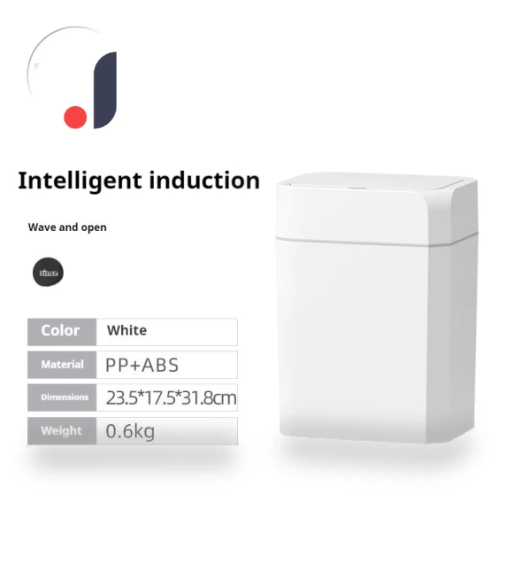 Smart Trash Can for Bathroom — Waste Baskets, Refreshing Home