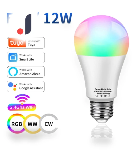 Smart WiFi LED Light Bulb — LED, Build My Home