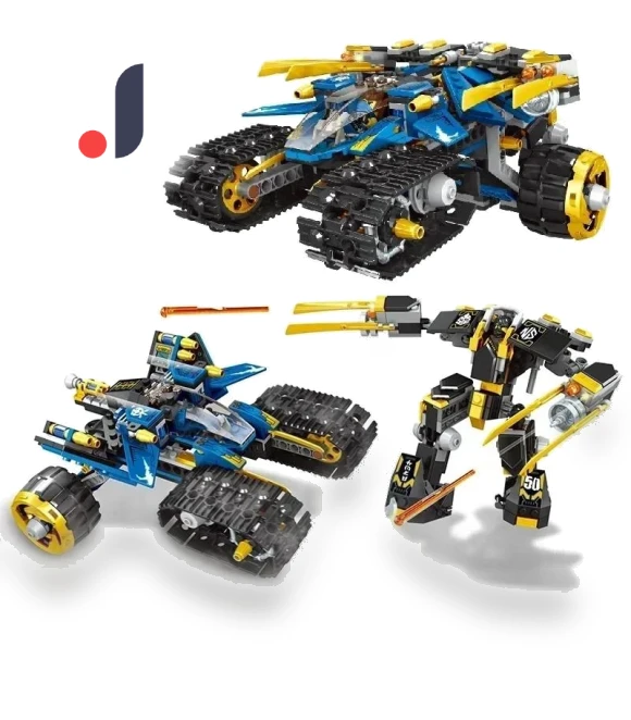 Thunder Raider Mechanical Warrior Robot Building Blocks Model — Construction Kits, TIANGU