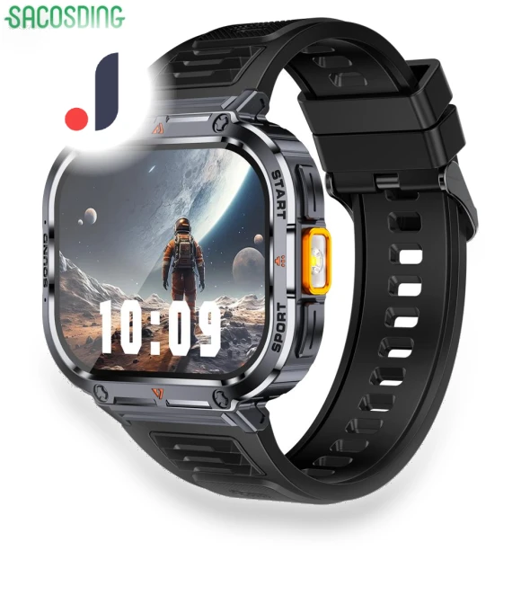 Ultra Large Screen Smart Watch with Flashlight — Smartwatches, SACOSDING