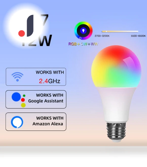 WiFi Smart LED Bulb — LED, Build My Home