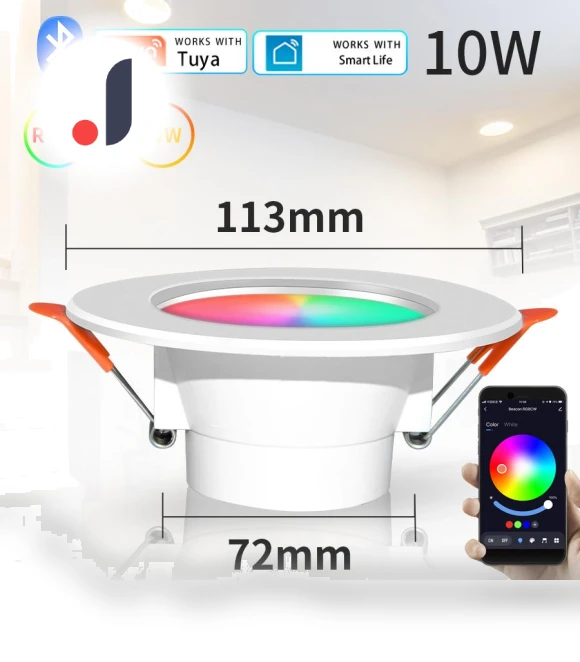 Bluetooth LED Downlight — LED, Tuya