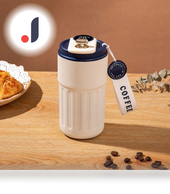 Creative Smart Thermo Mug — Travel Drinkware, VividTrove