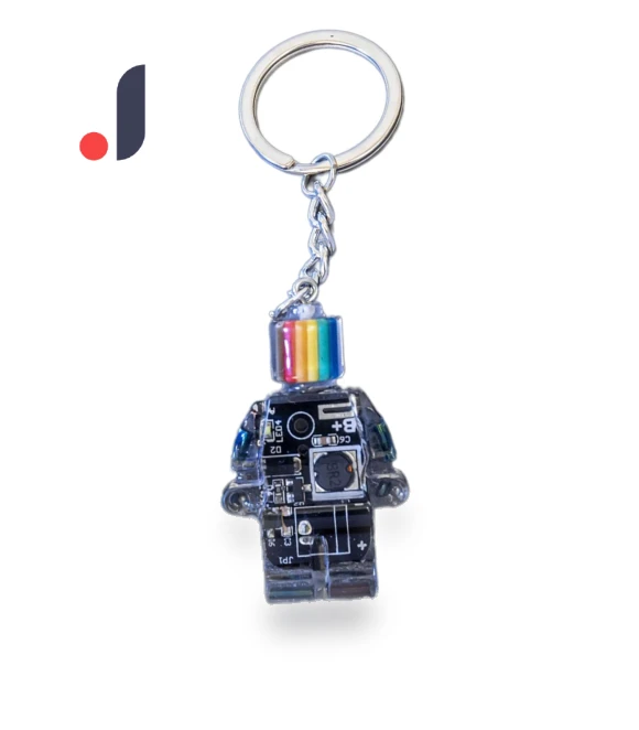 Electronic Robot Keychain — Keyrings & Keychains, Pretty life