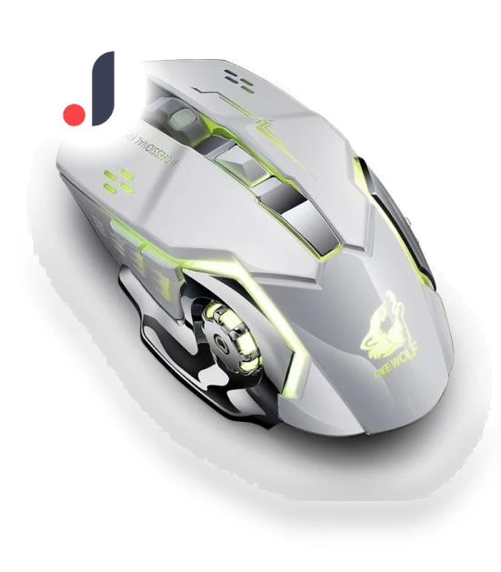Ergonomic Rechargeable Breathable Lamp, Silent Wireless Gaming Mechanical Mouse — Mouse Pads, Uav parts center