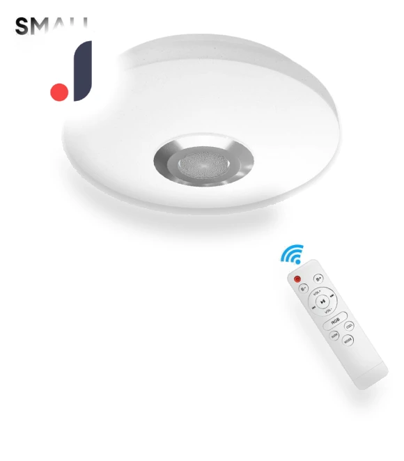 Smart Ceiling Light with RGB Dimming and Bluetooth Music — Overhead Lighting, Modern Home Furnishing