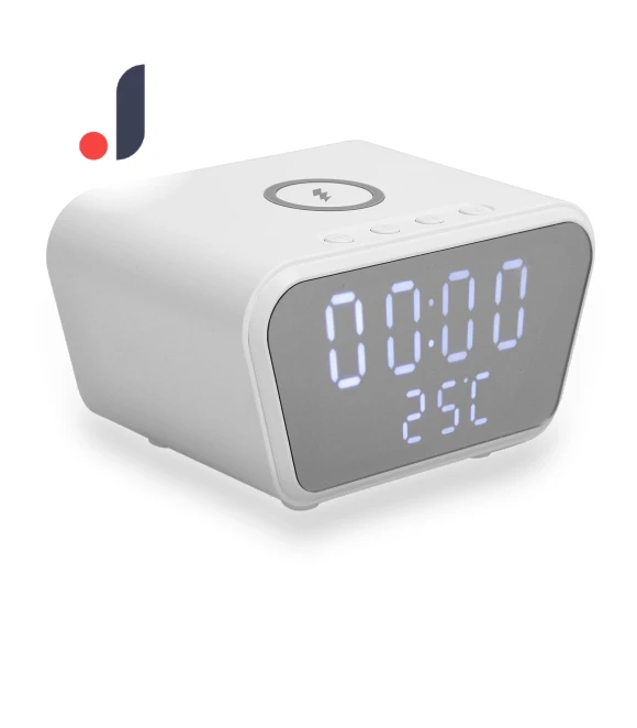 Smart Digital Alarm Clock with Wireless Charger — Alarm, Honor Electronics