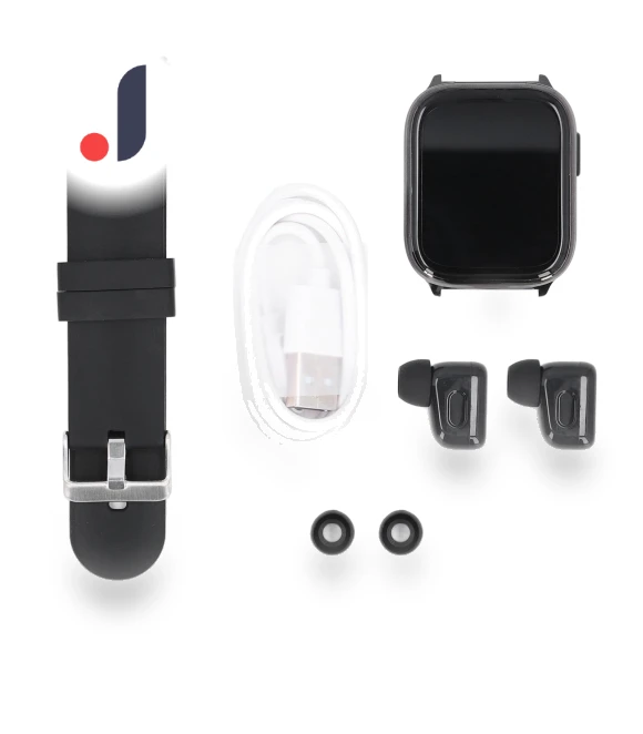 Touch Earbuds 2 in 1 Combo Full Screen with Wireless BT Headset — In-Ear Headphones, ZuiyouHome1