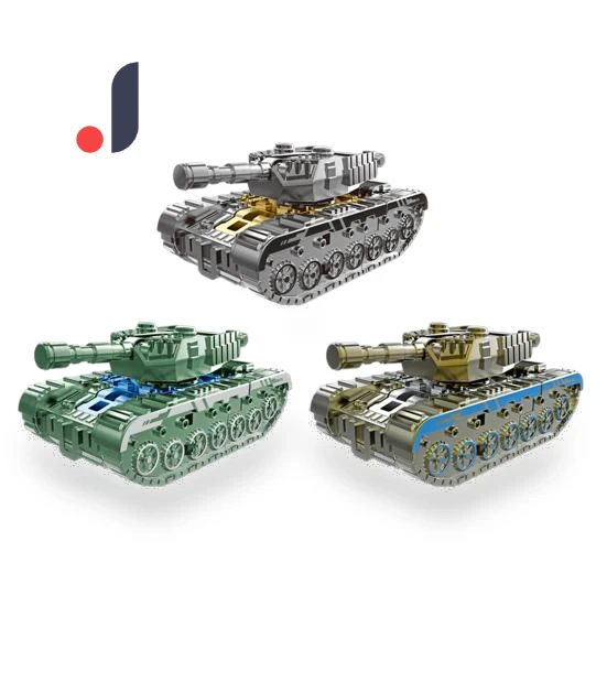 Transformable Robot Tank Spinner — Stress Relievers, Toy