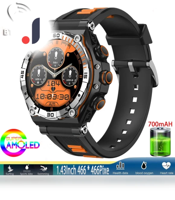 Waterproof Smart Watch for Men — Smartwatches, Tiktop2